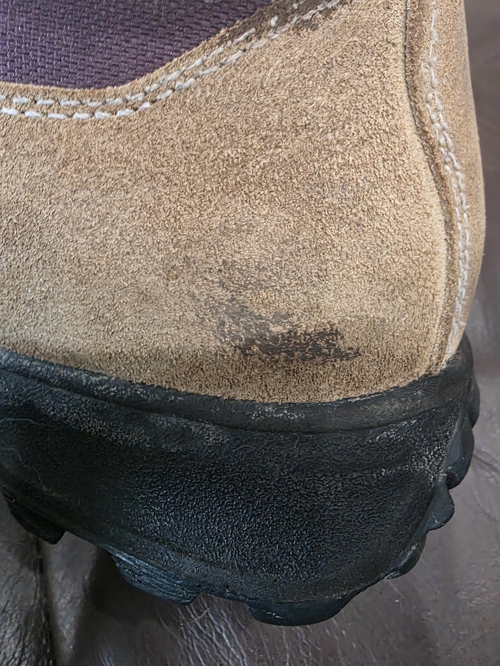 Vasque Purple and Tan Hiking Boot Detail - Picture 9 of 11